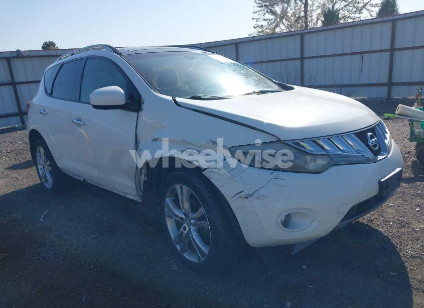 2009 Nissan Murano LE (VIN JN8AZ18WX9W158028) main photo