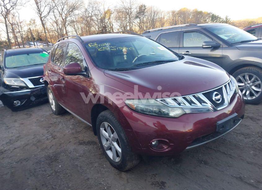 2009 Nissan Murano SL (VIN JN8AZ18WX9W160099) main photo
