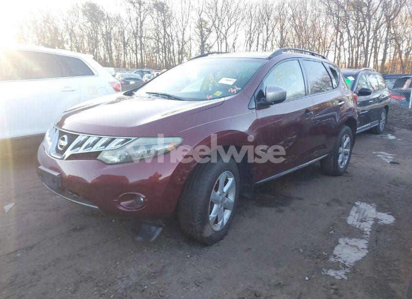 Photo 2 of 2009 Nissan Murano SL (VIN JN8AZ18WX9W160099)