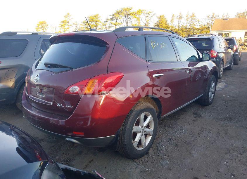 Photo 3 of 2009 Nissan Murano SL (VIN JN8AZ18WX9W160099)