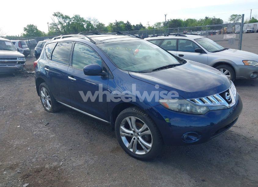 2009 Nissan Murano LE (VIN JN8AZ18WX9W160247) main photo