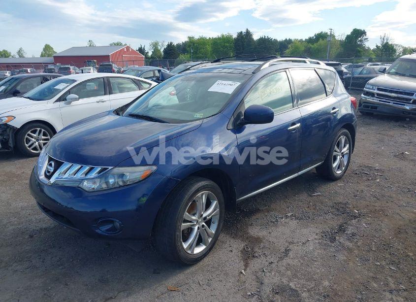 Photo 2 of 2009 Nissan Murano LE (VIN JN8AZ18WX9W160247)
