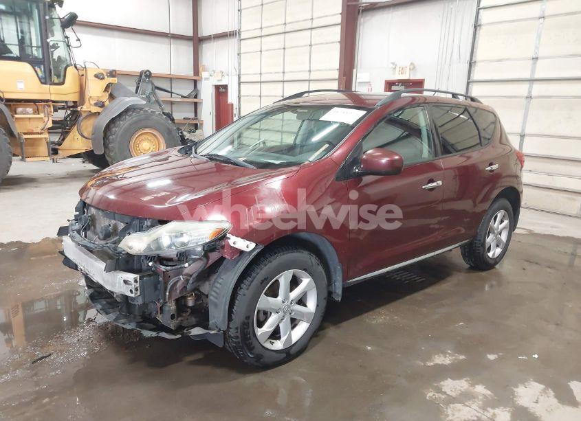Photo 2 of 2009 Nissan Murano S (VIN JN8AZ18WX9W202528)