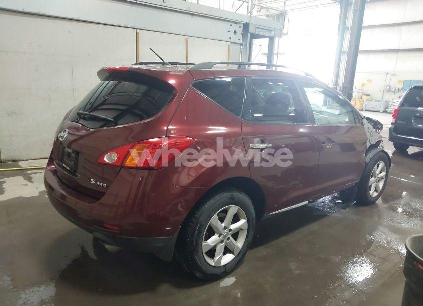Photo 3 of 2009 Nissan Murano S (VIN JN8AZ18WX9W202528)
