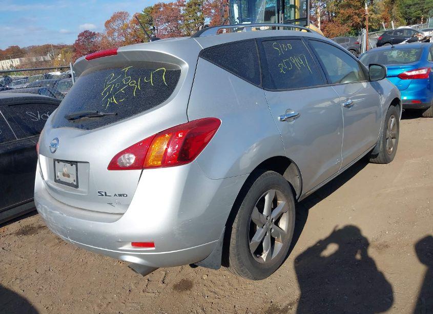 Photo 3 of 2009 Nissan Murano SL (VIN JN8AZ18WX9W211049)