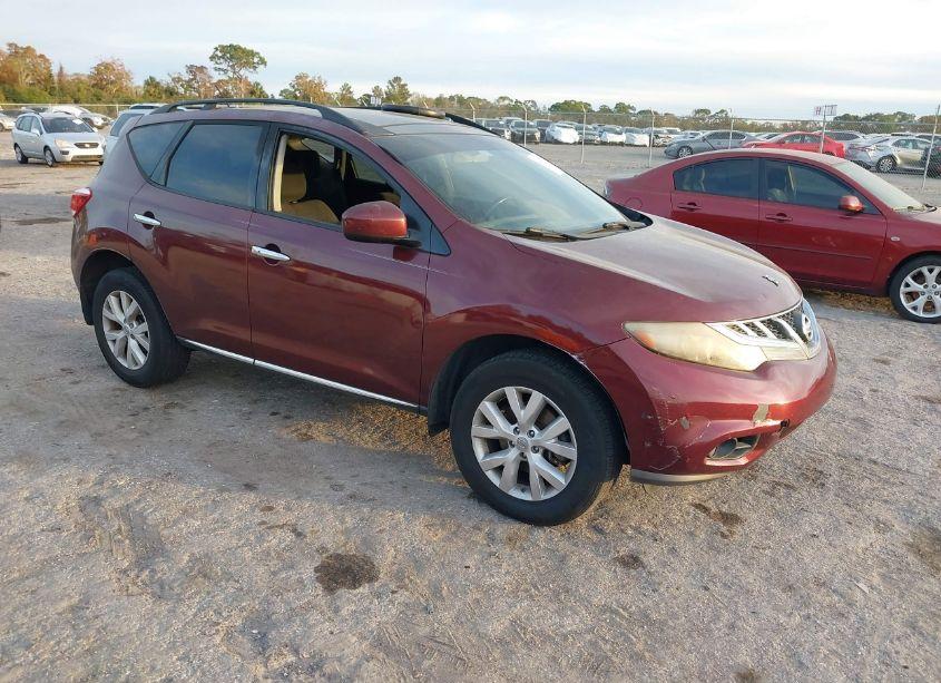 2011 Nissan Murano SV (VIN JN8AZ1MU0BW061852) main photo