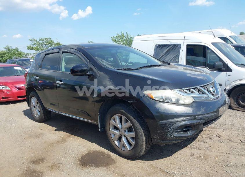 2012 Nissan Murano S (VIN JN8AZ1MU0CW108847) main photo