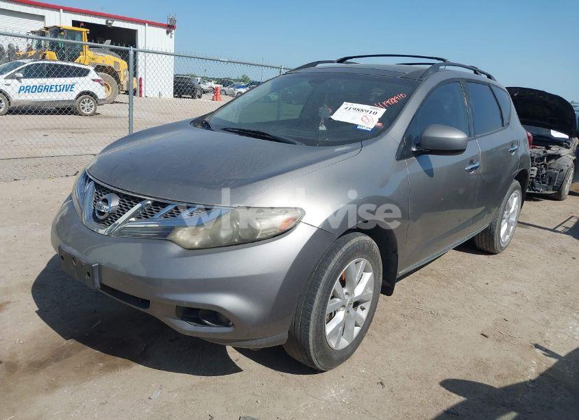 Photo 2 of 2011 Nissan Murano SL (VIN JN8AZ1MU1BW069278)