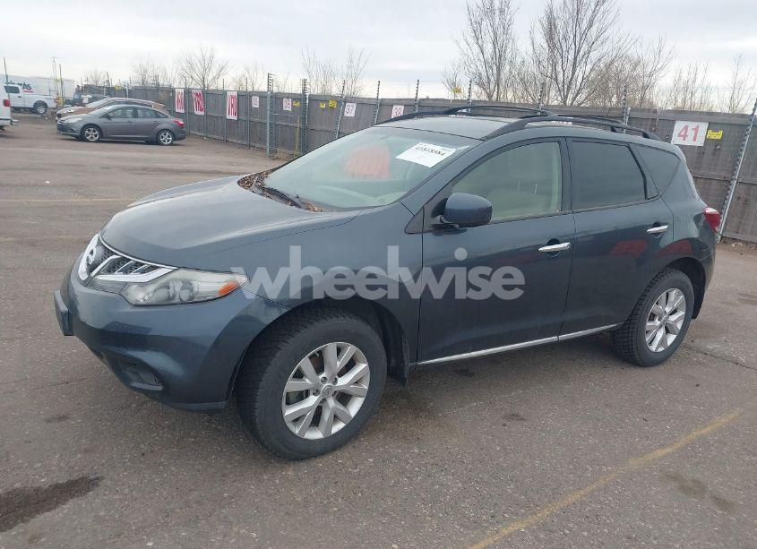 2014 Nissan Murano SV (VIN JN8AZ1MU1EW414975) main photo
