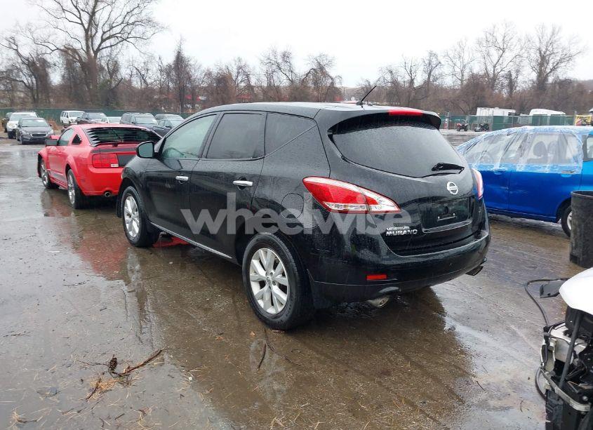 2012 Nissan Murano S (VIN JN8AZ1MU2CW105562) main photo