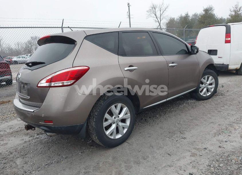 2012 Nissan Murano S (VIN JN8AZ1MU2CW106582) main photo