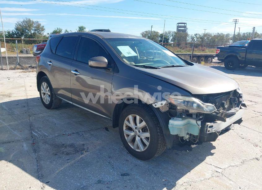2013 Nissan Murano S (VIN JN8AZ1MU3DW212637) main photo