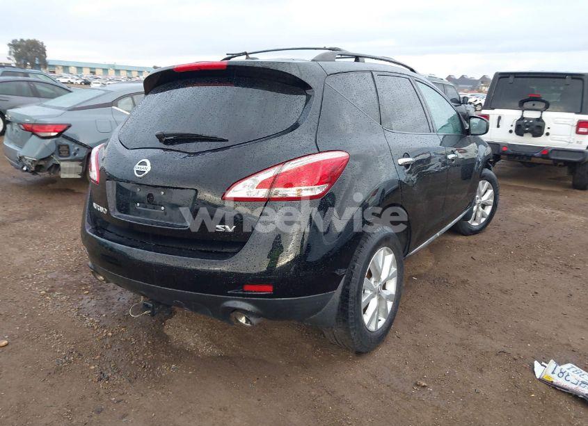 Photo 2 of 2014 Nissan Murano SV (VIN JN8AZ1MU3EW411267)