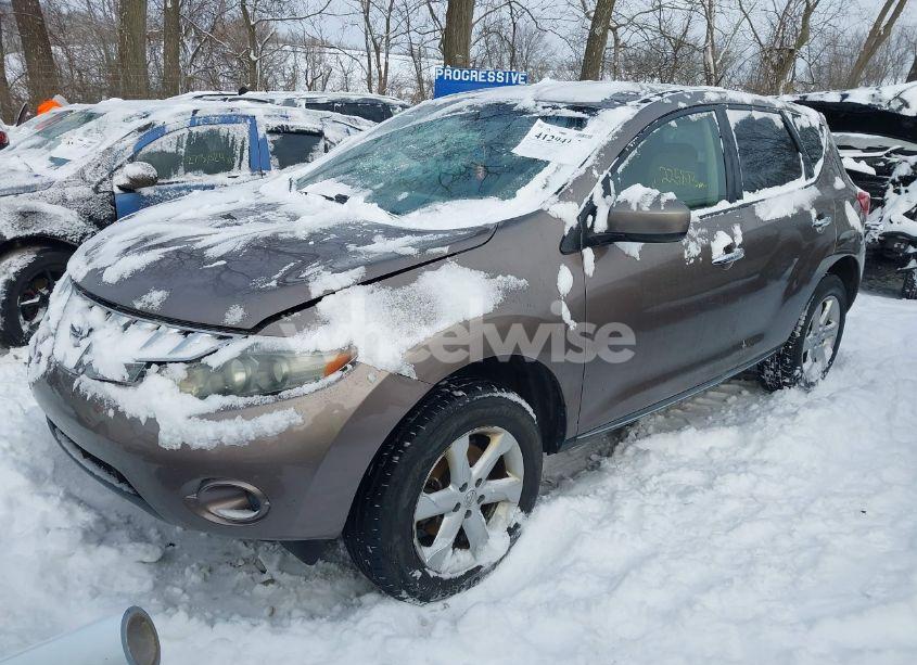 Photo 2 of 2010 Nissan Murano S (VIN JN8AZ1MU4AW008117)