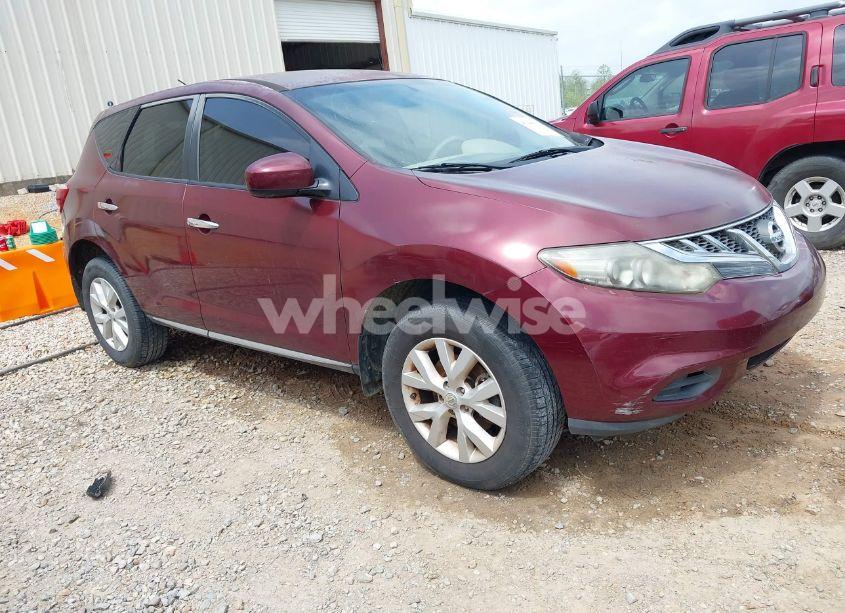 2012 Nissan Murano S (VIN JN8AZ1MU4CW117888) main photo