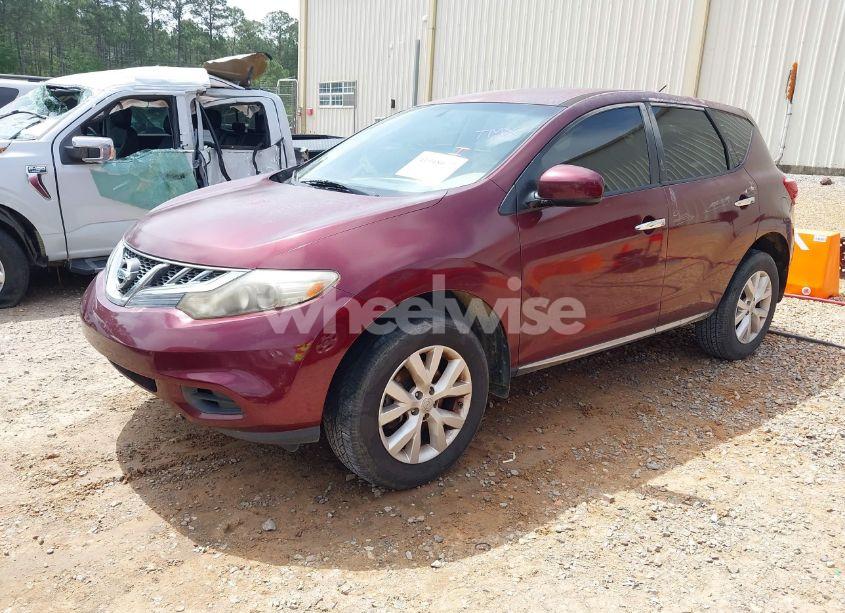 Photo 2 of 2012 Nissan Murano S (VIN JN8AZ1MU4CW117888)