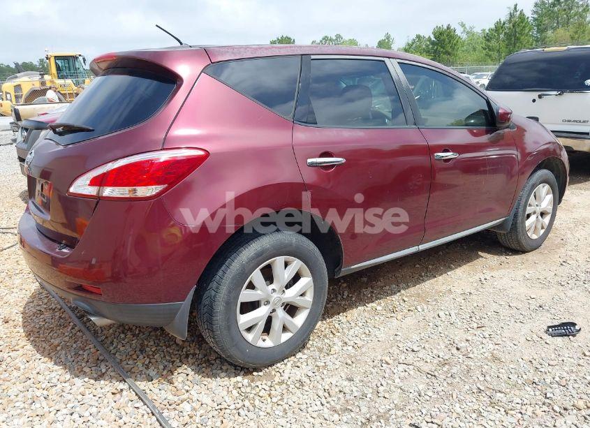 Photo 4 of 2012 Nissan Murano S (VIN JN8AZ1MU4CW117888)