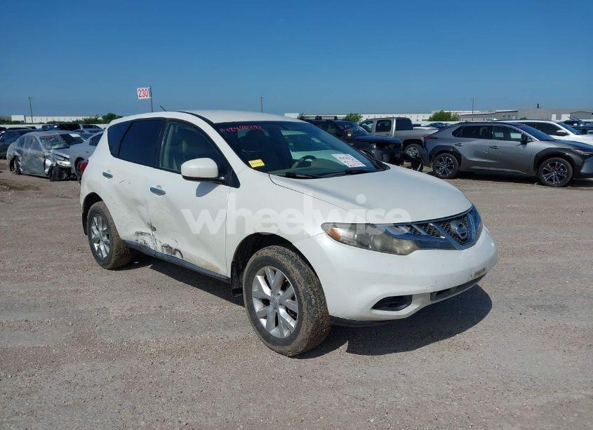 2012 Nissan Murano S (VIN JN8AZ1MU4CW118815) main photo