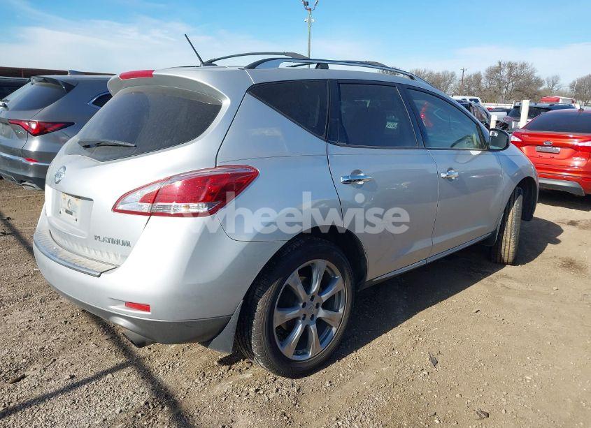 Photo 3 of 2012 Nissan Murano LE (VIN JN8AZ1MU4CW120063)
