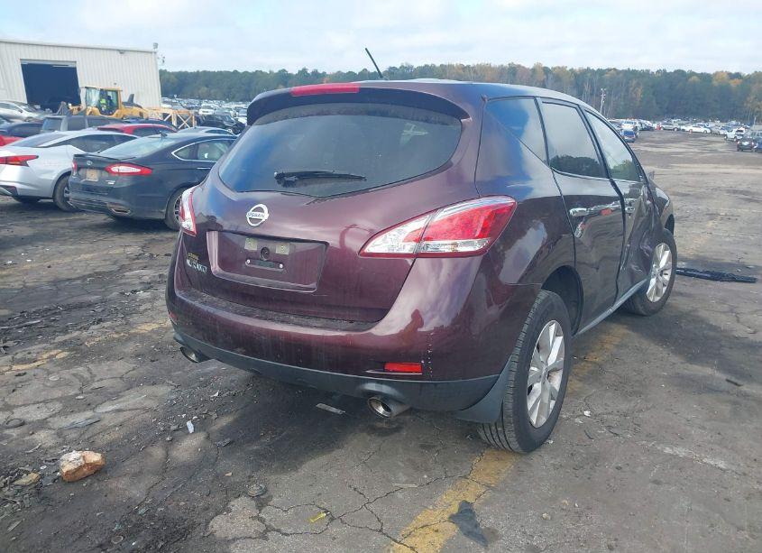 Photo 4 of 2013 Nissan Murano S (VIN JN8AZ1MU4DW210539)