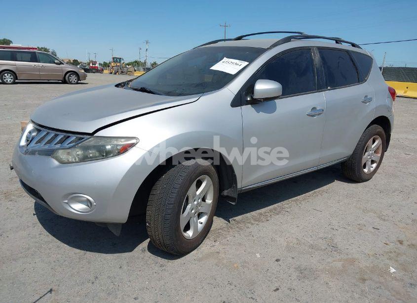 Photo 2 of 2010 Nissan Murano SL (VIN JN8AZ1MU5AW007610)