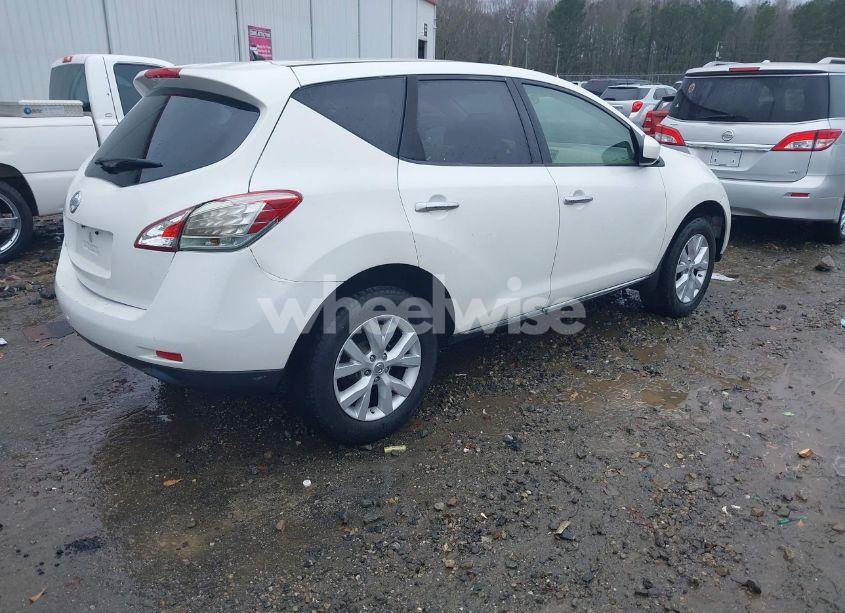 Photo 2 of 2012 Nissan Murano S (VIN JN8AZ1MU5CW104146)