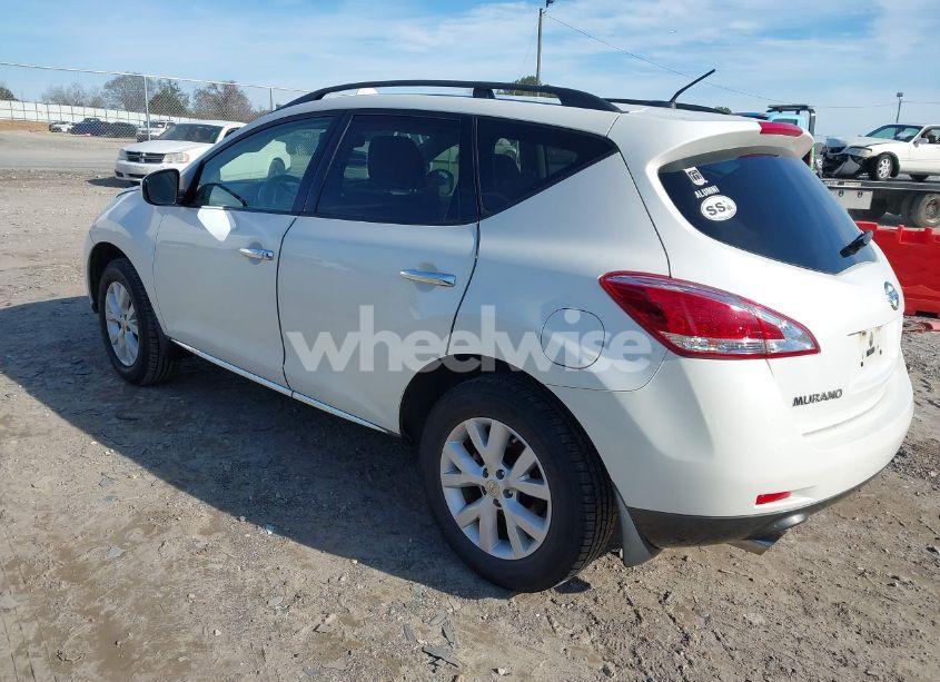 Photo 2 of 2012 Nissan Murano SL (VIN JN8AZ1MU5CW110948)
