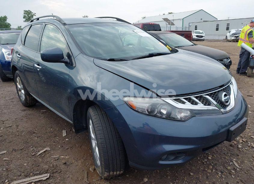 2014 Nissan Murano SV (VIN JN8AZ1MU5EW416292) main photo