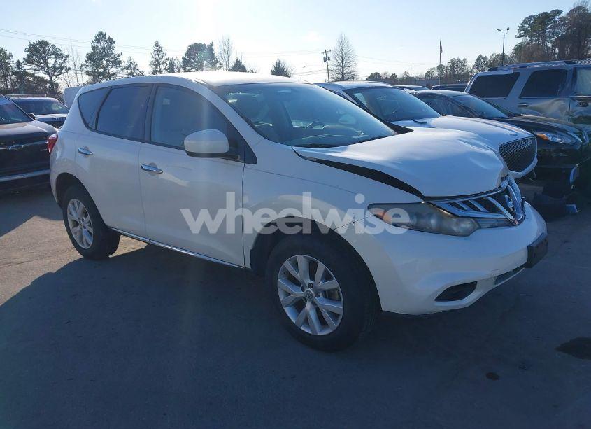 2012 Nissan Murano S (VIN JN8AZ1MU6CW108173) main photo