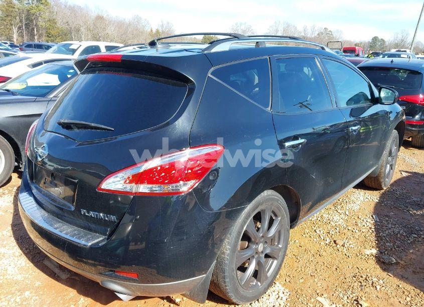 Photo 2 of 2012 Nissan Murano LE (VIN JN8AZ1MU6CW112014)