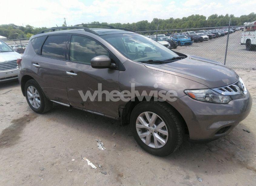 2012 Nissan Murano SL (VIN JN8AZ1MU6CW121943) main photo