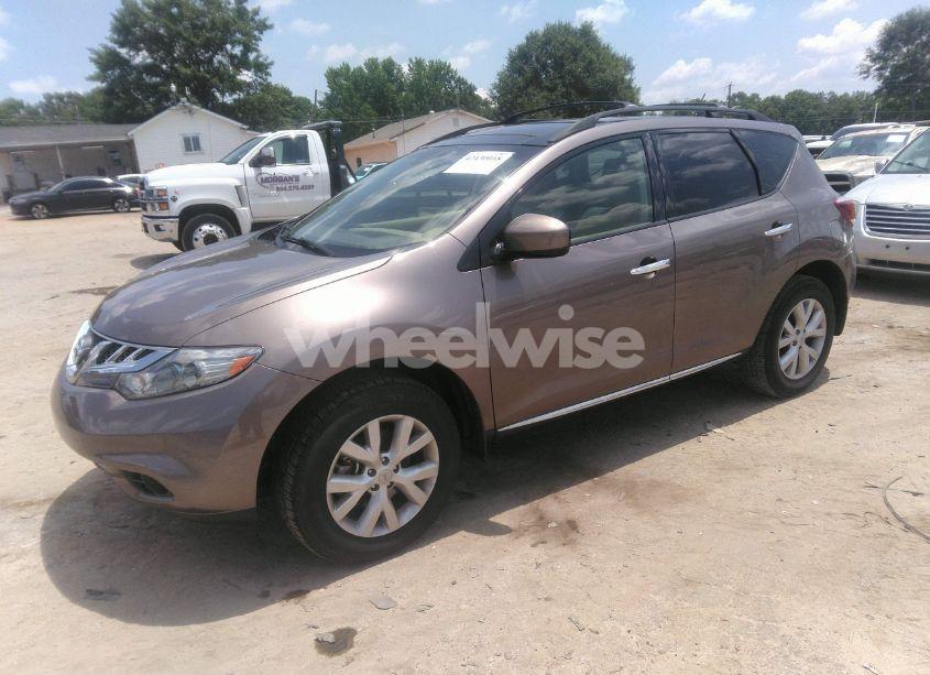 Photo 2 of 2012 Nissan Murano SL (VIN JN8AZ1MU6CW121943)