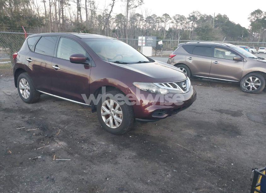 2014 Nissan Murano LE/S/SL/SV (VIN JN8AZ1MU6EW415829) main photo
