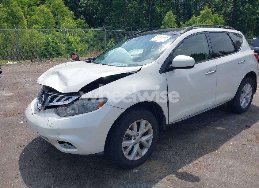 Photo 2 of 2014 Nissan Murano SL (VIN JN8AZ1MU6EW419296)