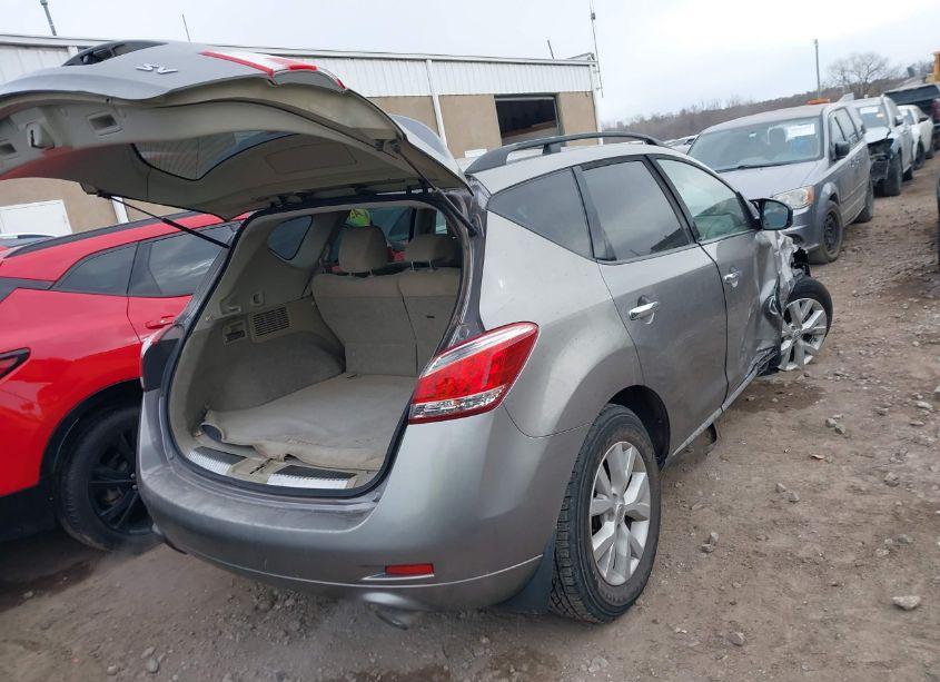 Photo 3 of 2011 Nissan Murano SV (VIN JN8AZ1MU7BW054400)