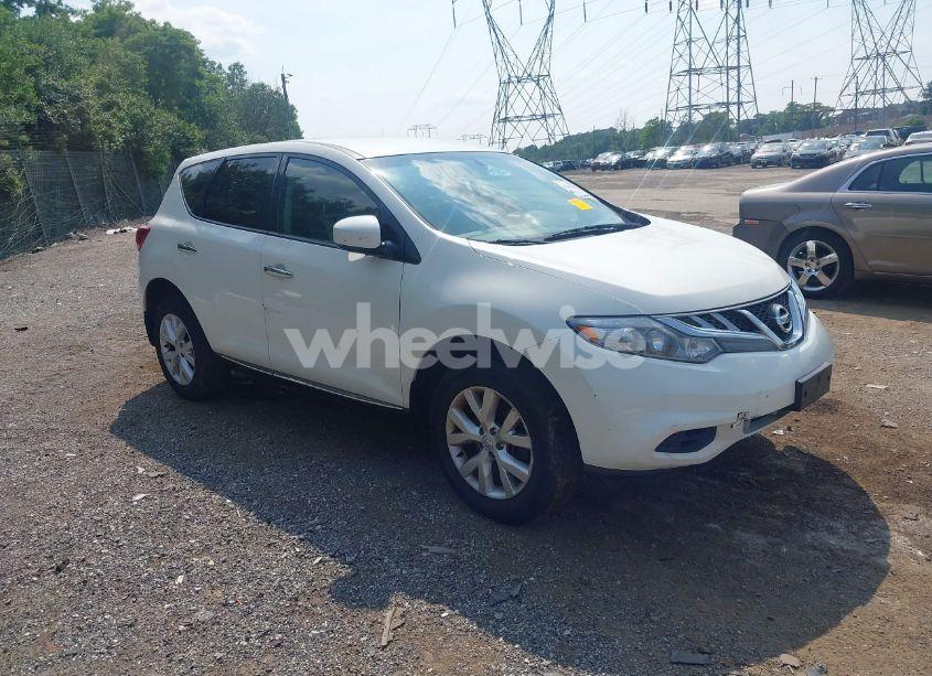 2012 Nissan Murano S (VIN JN8AZ1MU7CW103273) main photo