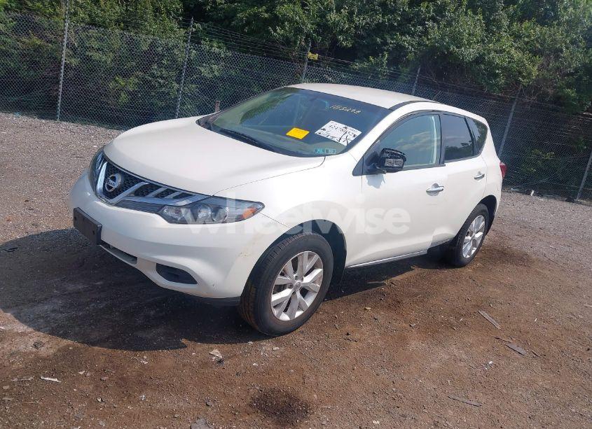 Photo 2 of 2012 Nissan Murano S (VIN JN8AZ1MU7CW103273)
