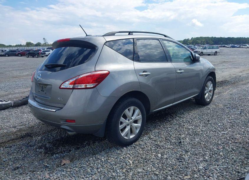 2012 Nissan Murano SL (VIN JN8AZ1MU8CW106683) main photo