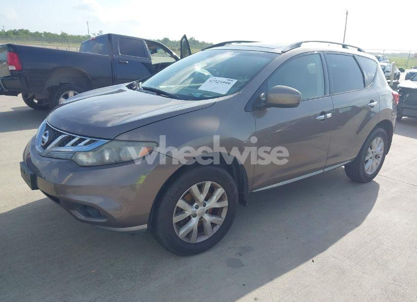 Photo 2 of 2012 Nissan Murano SL (VIN JN8AZ1MU8CW116145)