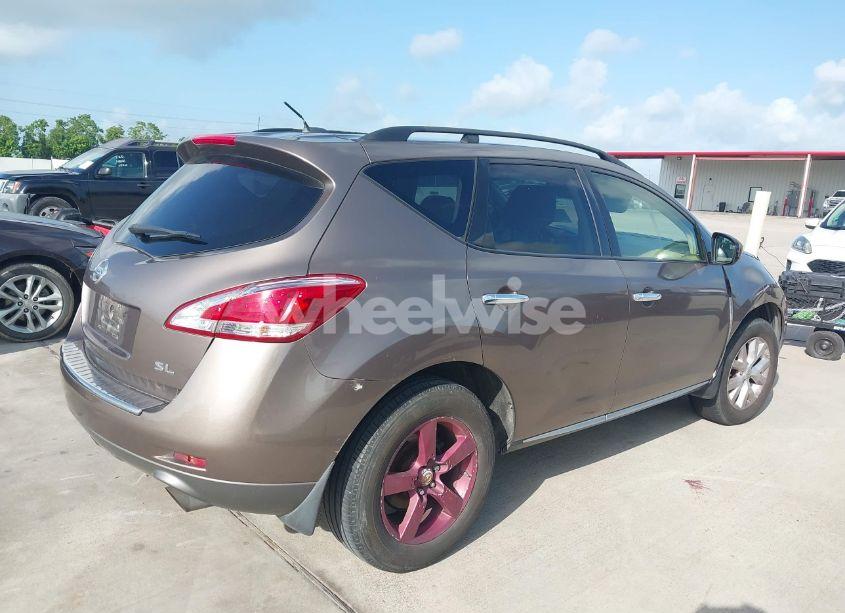 Photo 4 of 2012 Nissan Murano SL (VIN JN8AZ1MU8CW116145)