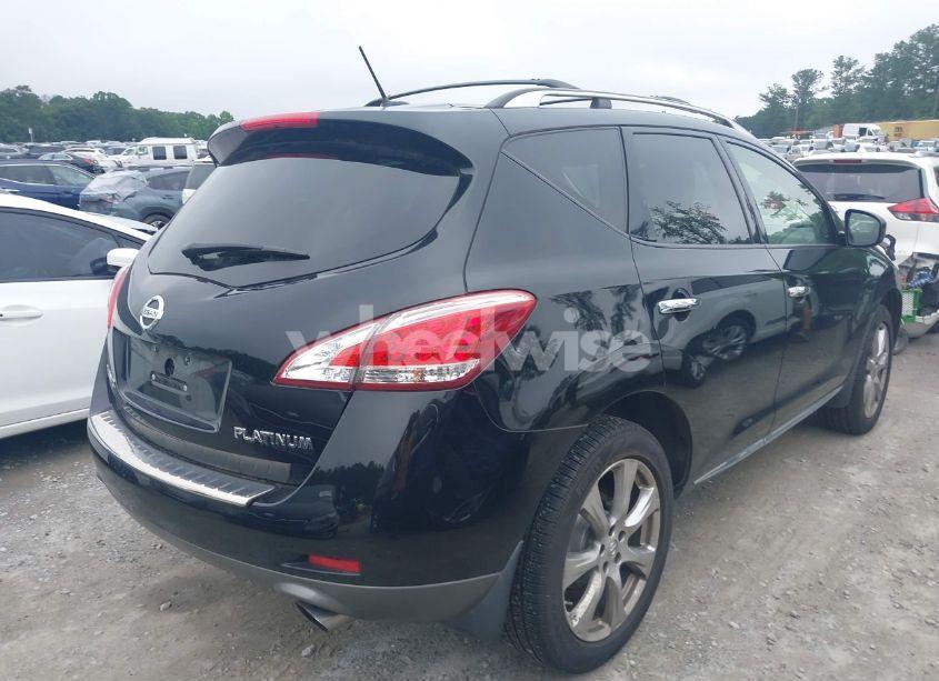 Photo 4 of 2012 Nissan Murano LE (VIN JN8AZ1MU8CW116355)