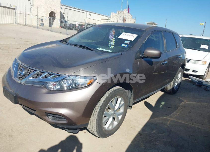 2012 Nissan Murano S (VIN JN8AZ1MU9CW102836) main photo