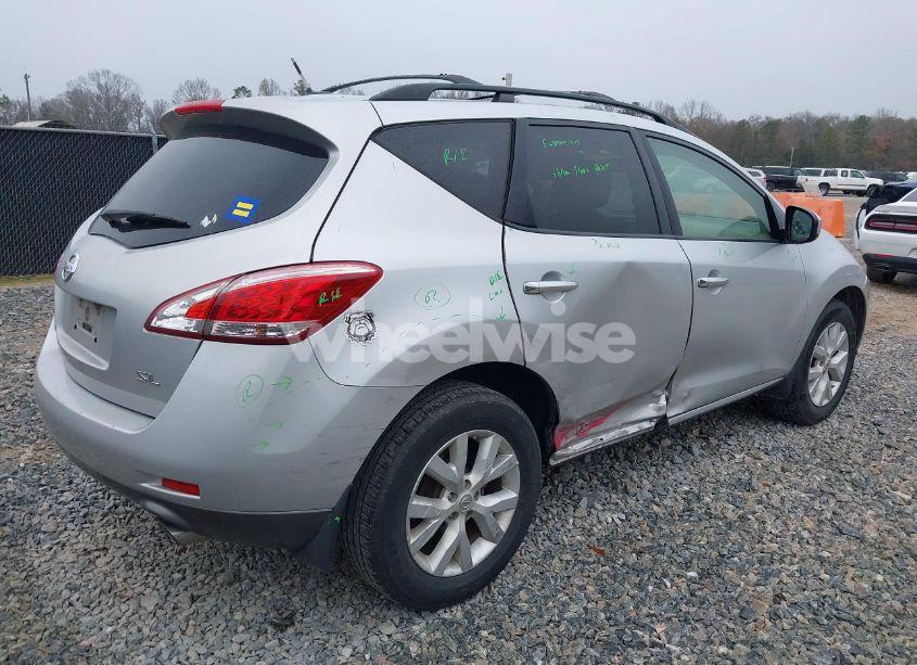 Photo 2 of 2012 Nissan Murano SL (VIN JN8AZ1MU9CW113514)