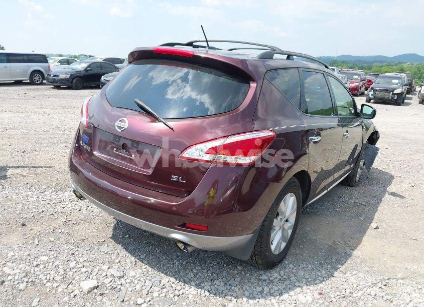 Photo 4 of 2013 Nissan Murano SL (VIN JN8AZ1MUXDW205751)