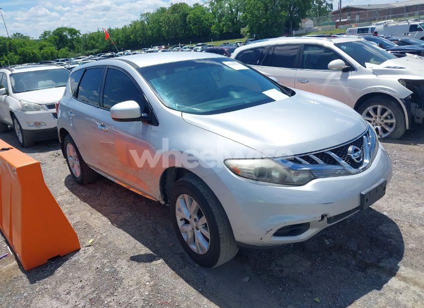 2013 Nissan Murano S (VIN JN8AZ1MUXDW209976) main photo