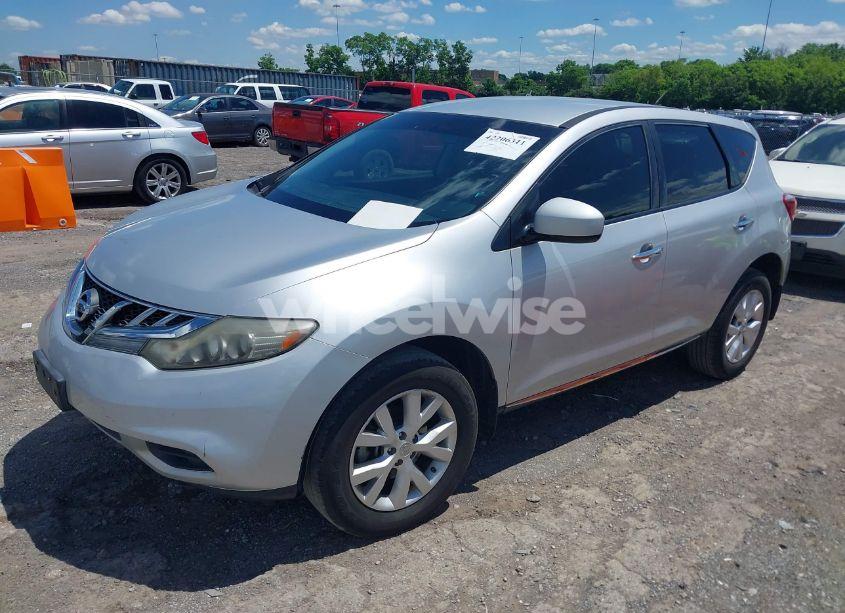 Photo 2 of 2013 Nissan Murano S (VIN JN8AZ1MUXDW209976)