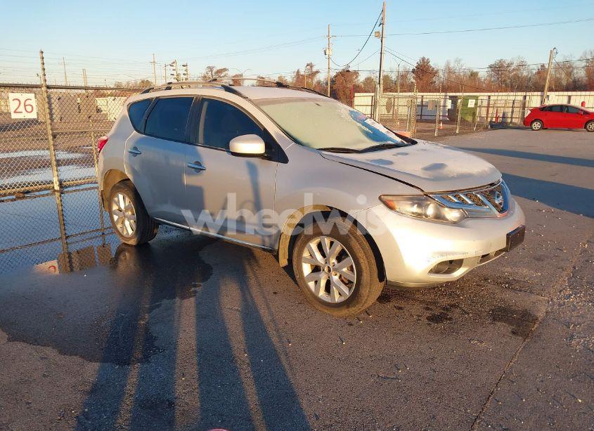 2014 Nissan Murano SV (VIN JN8AZ1MUXEW406258) main photo