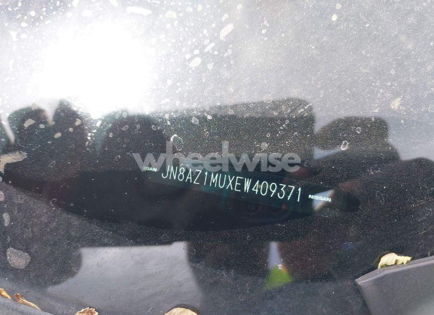 Photo 9 of 2014 Nissan Murano LE/S/SL/SV (VIN JN8AZ1MUXEW409371)