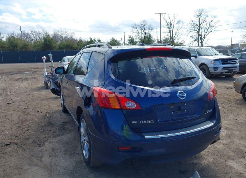 Photo 3 of 2010 Nissan Murano LE (VIN JN8AZ1MW0AW102884)