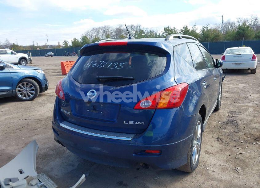 Photo 4 of 2010 Nissan Murano LE (VIN JN8AZ1MW0AW102884)